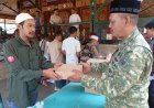 Danramil 2402/Cicalengka Beserta Anggota Laksanakan Giat Jumat Berkah di Masjid Al Mubaroq